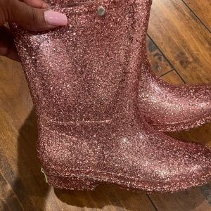 Gently used  girls rain boots